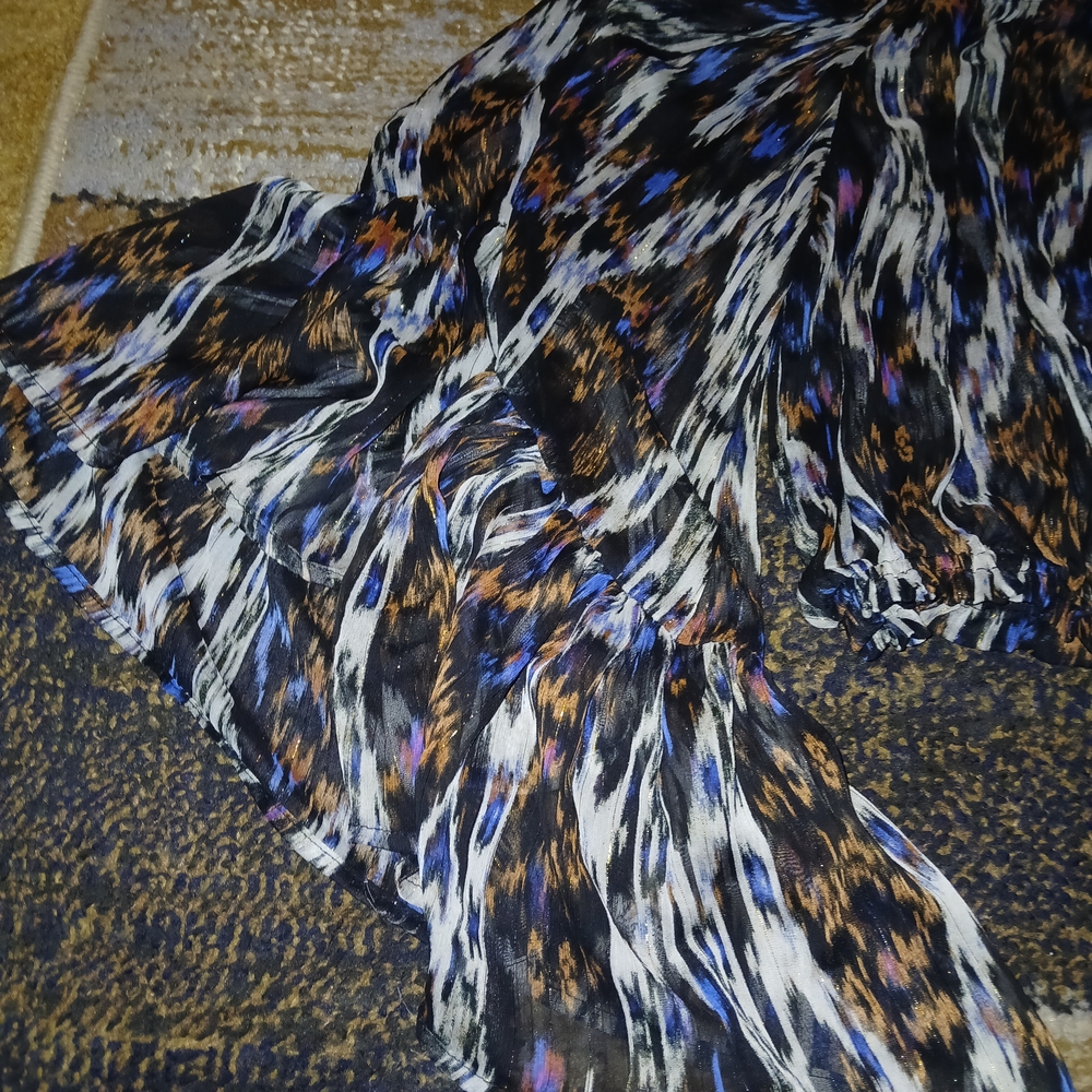 Vici Multicolor Ruffled Blouse - Picture 2 of 5